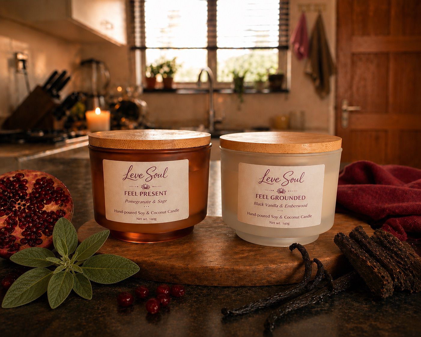 Feel Present | Pomegranate & Sage