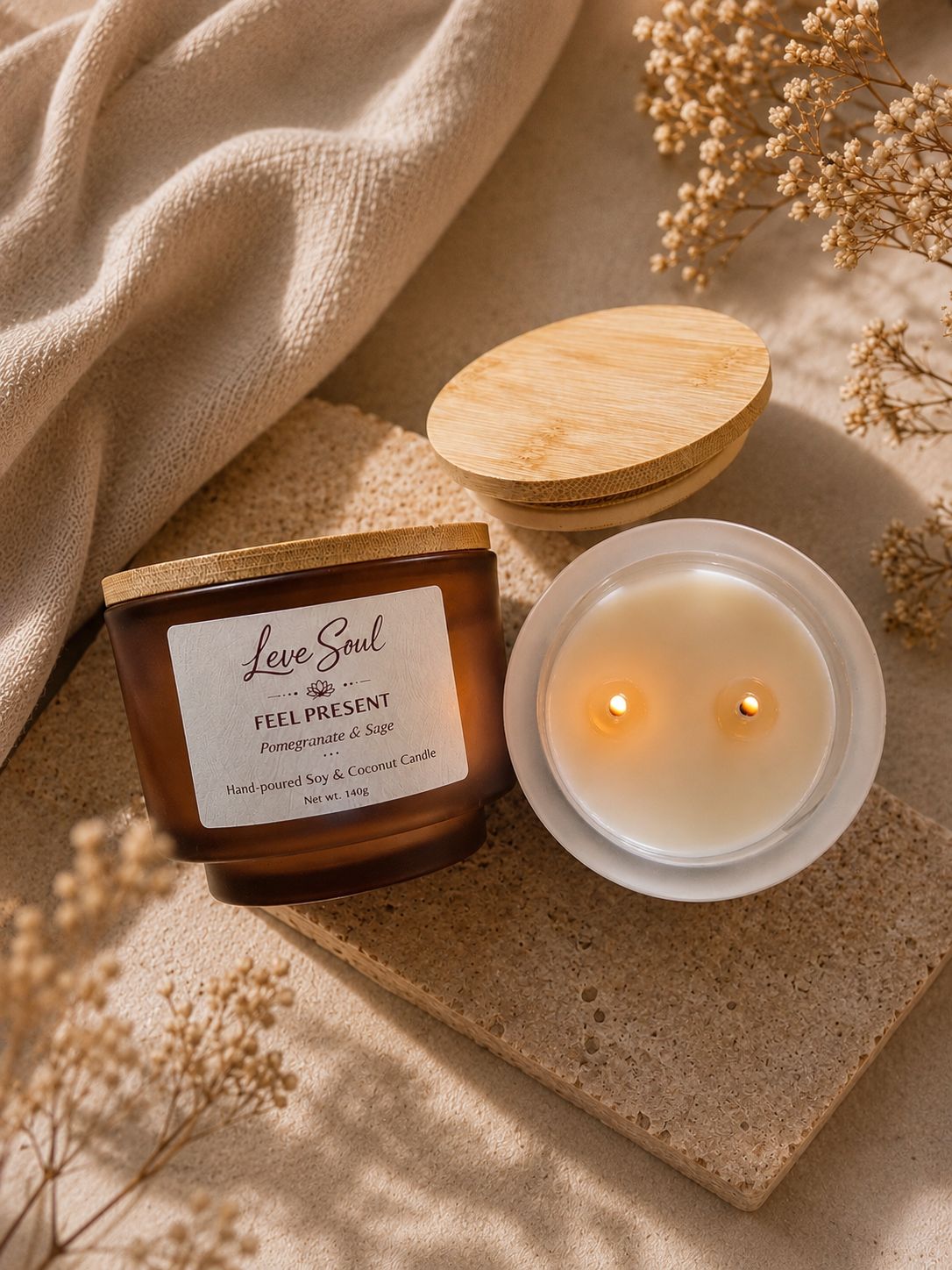Feel Present | Pomegranate & Sage