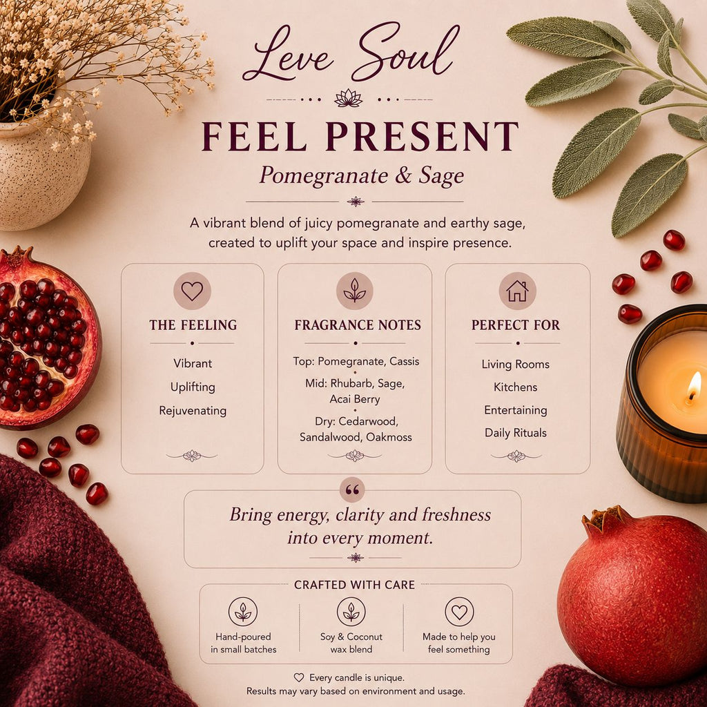 Feel Present | Pomegranate & Sage